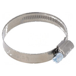 Colier de strângere cu şurub W: 12mm, Crimpare 40-60mm, DD W2 - Accesoriu pentru Conducte | Electronic-mag.ro | Componente Electronice