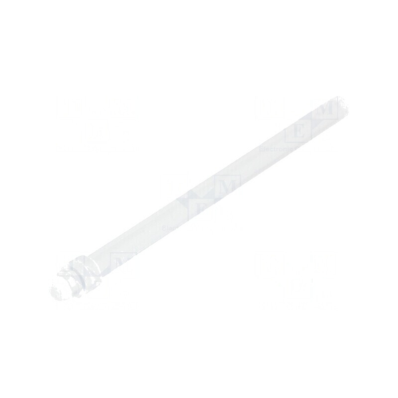Tub LED rotund Ø2,8mm cu parte frontală convex drept - soluție iluminat profesional | Electronic-mag.ro | Componente Electronice