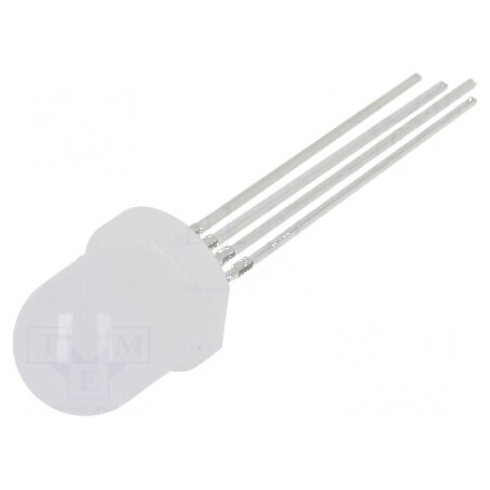LED 8mm RGB Convex 30° - Temperatura de Funcționare: -30÷85°C, Nr. Term: 4 | Electronic-mag.ro | Componente Electronice