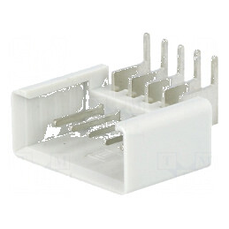 Conector IDC soclu tată 5 pini unghi 90° THT cositorit - componentă electronică de înaltă calitate | Electronic-mag.ro | Componente Electronice