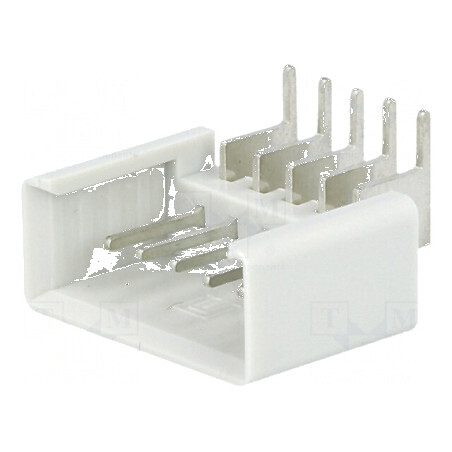 Conector IDC soclu tată 5 pini unghi 90° THT cositorit - componentă electronică de înaltă calitate | Electronic-mag.ro | Componente Electronice