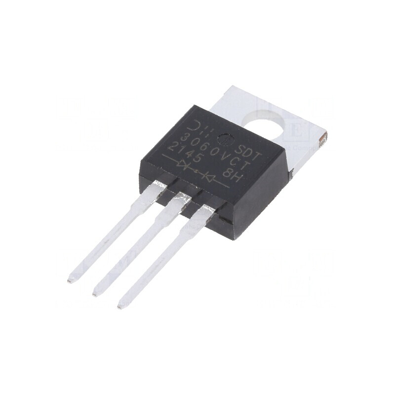 Diodă Schottky THT 60V 15A x2 TO220AB - Redresoare cu Ufmax 0,6V | Electronic-mag.ro | Componente Electronice Diodă Schottky THT 60V 15A x2 TO220AB - Redresoare cu Ufmax 0,6V | Electronic-mag.ro | Componente Electronice