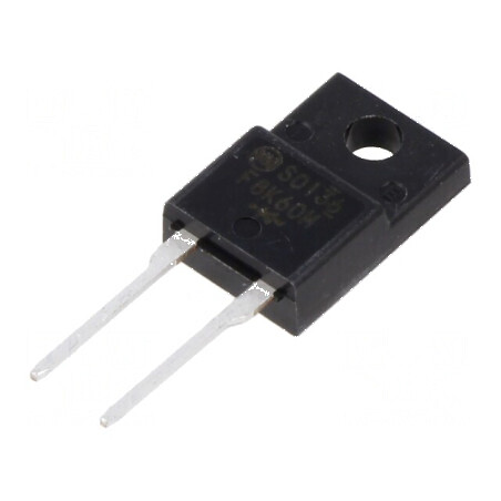 Diodă Redresoare THT 600V 8A Ifsm 150A FTO-220AG (SC91) 90ns - Componentă Electronică de Înaltă Performanță | Electronic-mag.ro | Componente Electronice