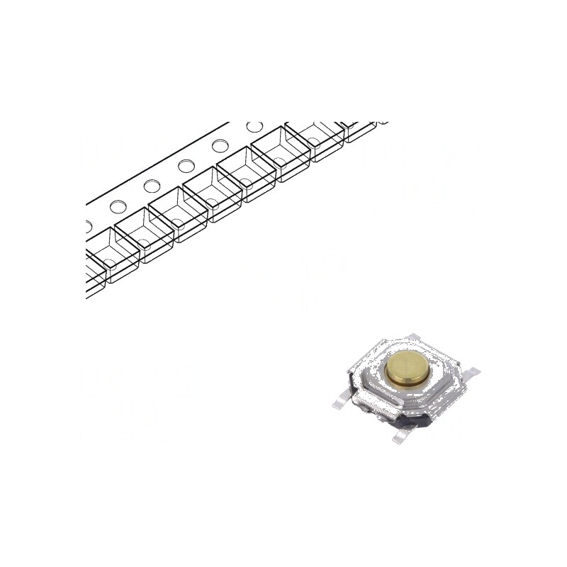 Microîntrerupător TACT SPST Poz. 2 0,05A 12VDC SMT 2,6N 1,5mm - Comutator Compact pentru Aplicații Electronice | Electronic-mag.ro | Componente Electronice Microîntrerupător TACT SPST Poz. 2 0,05A 12VDC SMT 2,6N 1,5mm - Comutator Compact pentru Aplicații Electronice | Electronic-mag.ro | Componente Electronice