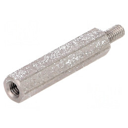 Piuliță Distanțieră Filetată 25mm M3 - Filet Interior și Exterior M3 | Electronic-mag.ro | Componente Electronice