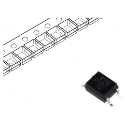 Optocuplor SMD cu 1 Canal, 1 Ieșire, Tranzistori, Izolație 3,75kV, Tensiune Colector-Emitor 300V | Electronic-mag.ro | Componente Electronice