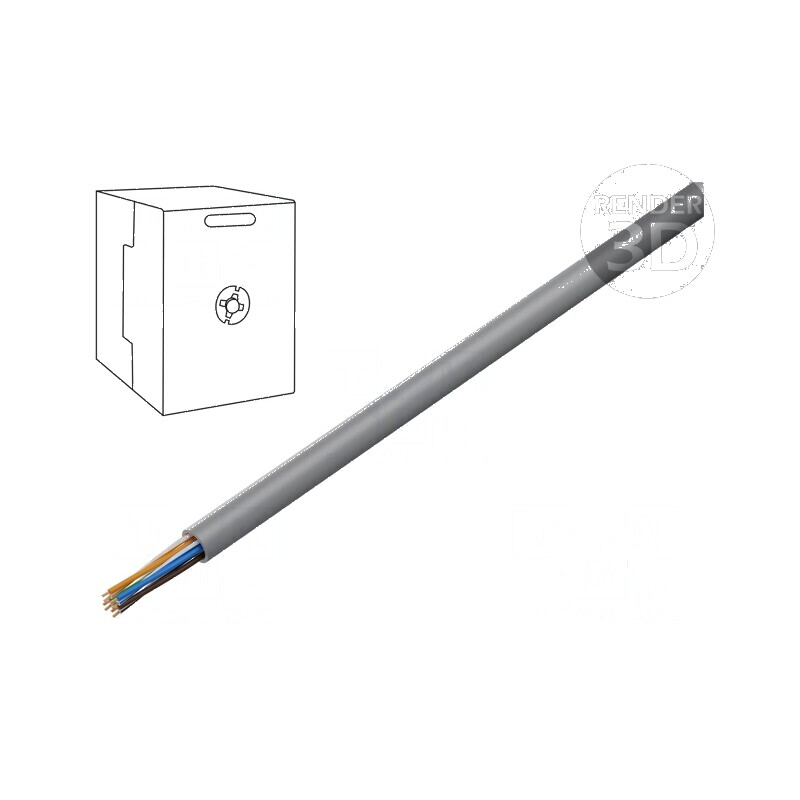 Cablu U/UTP 5e 4x2x26AWG Lită Cu PVC Gri, 305m, Ø Cablu: 5mm | Electronic-mag.ro | Componente Electronice Cablu U/UTP 5e 4x2x26AWG Lită Cu PVC Gri, 305m, Ø Cablu: 5mm | Electronic-mag.ro | Componente Electronice