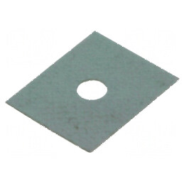Suport termoconductor din silicon TO126 - Conductivitate 0,45K/W, Dimensiuni 11mm x 9mm | Electronic-mag.ro | Componente Electronice