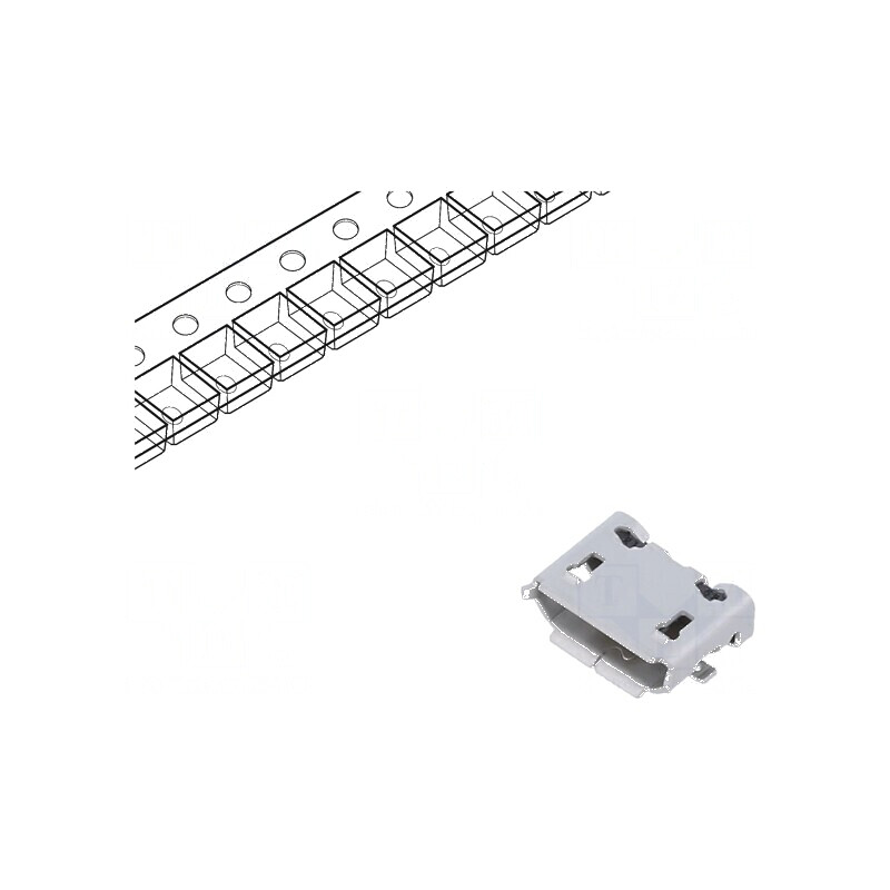 Conector USB B Micro Soclu ZX pentru PCB SMT, PIN 5, USB 2.0 - Componente Electronice | Electronic-mag.ro | Componente Electronice Conector USB B Micro Soclu ZX pentru PCB SMT, PIN 5, USB 2.0 - Componente Electronice | Electronic-mag.ro | Componente Electronice