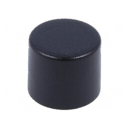 Tastă rotundă neagră 13mm pentru dispozitive electronice | Electronic-mag.ro | Componente Electronice