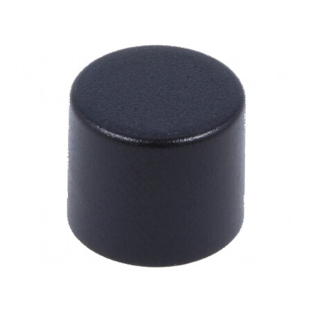 Tastă rotundă neagră 13mm pentru dispozitive electronice | Electronic-mag.ro | Componente Electronice