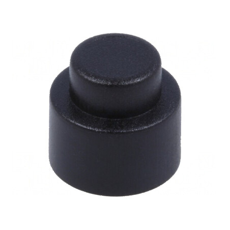 Tastă rotundă neagră pentru dispozitive electronice - Compatibilitate universală | Electronic-mag.ro | Componente Electronice
