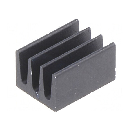 Radiator extrudat negru 8,5mm L, 6,3mm W, 4,8mm H, 83K/W | Electronic-mag.ro | Componente Electronice