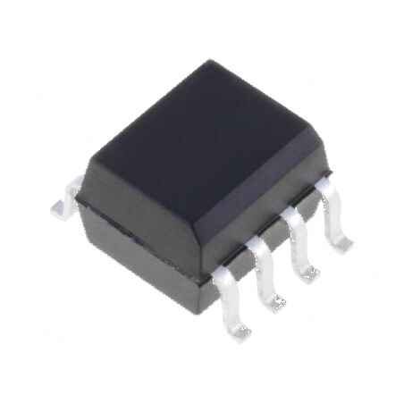 Optocuplor SMD cu 2 Ieșiri, Tranzistori, Izolare 4kV, Tensiune Colector-Emetter 70V, SO8 | Electronic-mag.ro | Componente Electronice