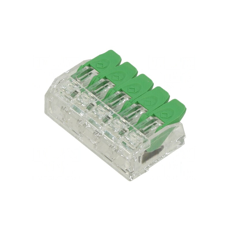Bornă cu arc cu eliberare rapidă, 0,2÷4mm², 24AWG÷12AWG, 450V - Conector electric profesional | Electronic-mag.ro | Componente Electronice Bornă cu arc cu eliberare rapidă, 0,2÷4mm², 24AWG÷12AWG, 450V - Conector electric profesional | Electronic-mag.ro | Componente Electronice