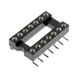 Soclu pentru Circuite Integrate DIP14 cu Raster de 2,54mm - Montaj SMT de Precizie | Electronic-mag.ro | Componente Electronice