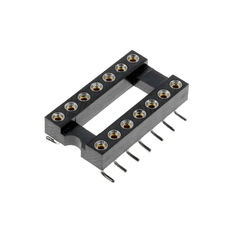 Soclu pentru Circuite Integrate DIP14 cu Raster de 2,54mm - Montaj SMT de Precizie | Electronic-mag.ro | Componente Electronice Soclu pentru Circuite Integrate DIP14 cu Raster de 2,54mm - Montaj SMT de Precizie | Electronic-mag.ro | Componente Electronice