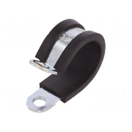 Clipsuri Øbuclă din oţel cu protecţie EPDM, 20mm x 12mm | Electronic-mag.ro | Componente Electronice