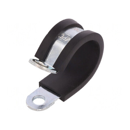 Clipsuri Øbuclă din oţel cu protecţie EPDM, 20mm x 12mm | Electronic-mag.ro | Componente Electronice
