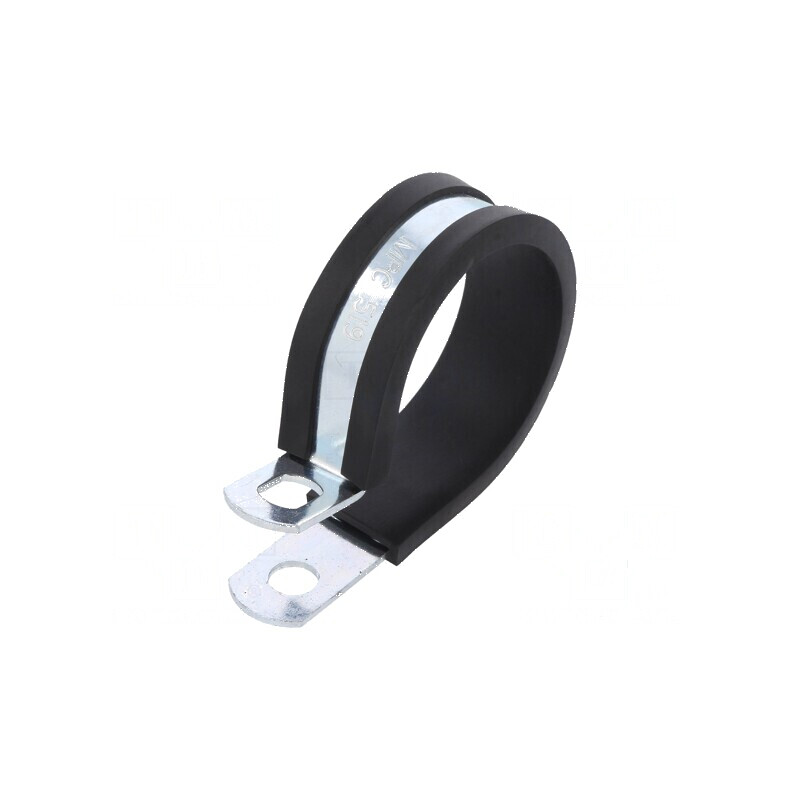 Clipsuri Øbuclă din oțel pentru montaj Øorif.mont 6,5mm, dimensiuni 33,3÷34,9mm, lățime 13mm | Electronic-mag.ro | Componente Electronice
