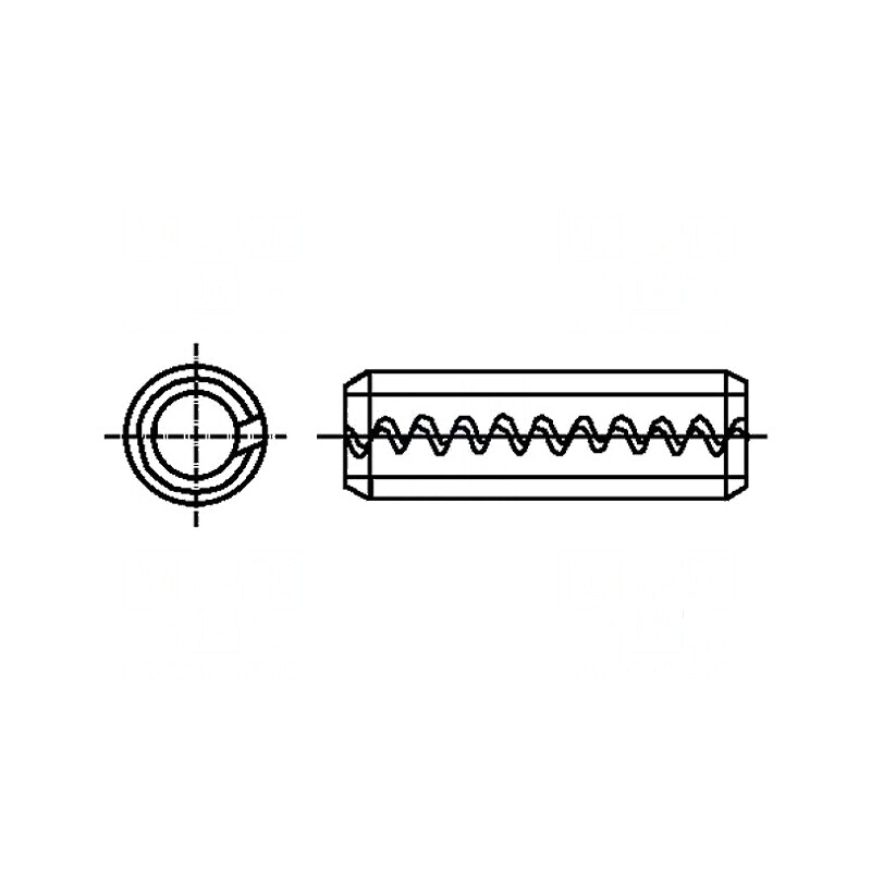 Ştift cu arc din oţel elastic BN 879 - Diametru 5mm, Lungime 50mm | Electronic-mag.ro | Componente Electronice