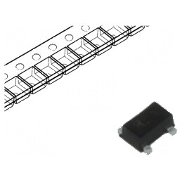 Tranzistor NPN SiGe C Bipolar RF 13V 0,15A 0,5W TSFP-4 - Componentă Electronică pentru Aplicații RF | Electronic-mag.ro | Componente Electronice