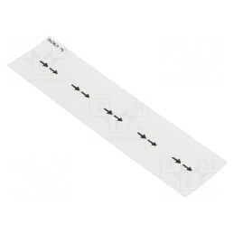 Tăbliţă descriptivă OKTRON®-JUWEL pentru Marcarea Clapetei cu Săgeţi | Electronic-mag.ro | Componente Electronice