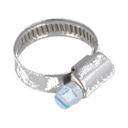 Colier de strângere cu şurub, 9mm, Crimpare 16-27mm, D W4 | Electronic-mag.ro | Componente Electronice