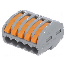 Bornă cu Arc pentru Eliberare Rapidă, 0,2÷2,5mm², 28AWG÷12AWG, 450V - Conexiune Eficientă și Securizată | Electronic-mag.ro | Componente Electronice