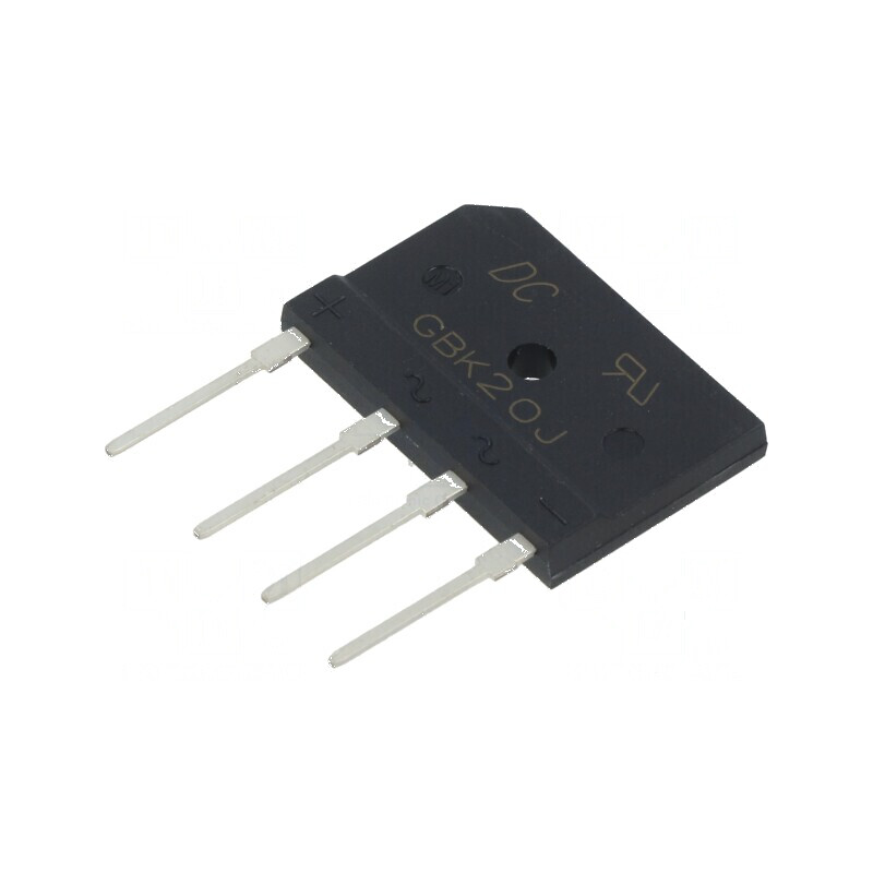 Punte Redresoare Monofazată Urmax 600V, 20A If, 250A Ifsm - Soluție Profesională pentru Redresare Electrică | Electronic-mag.ro | Componente Electronice