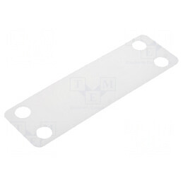 Etichetă poliamidă albă UL94V-2, temperatură operare -40÷85°C, dimensiune 19mm | Electronic-mag.ro | Componente Electronice