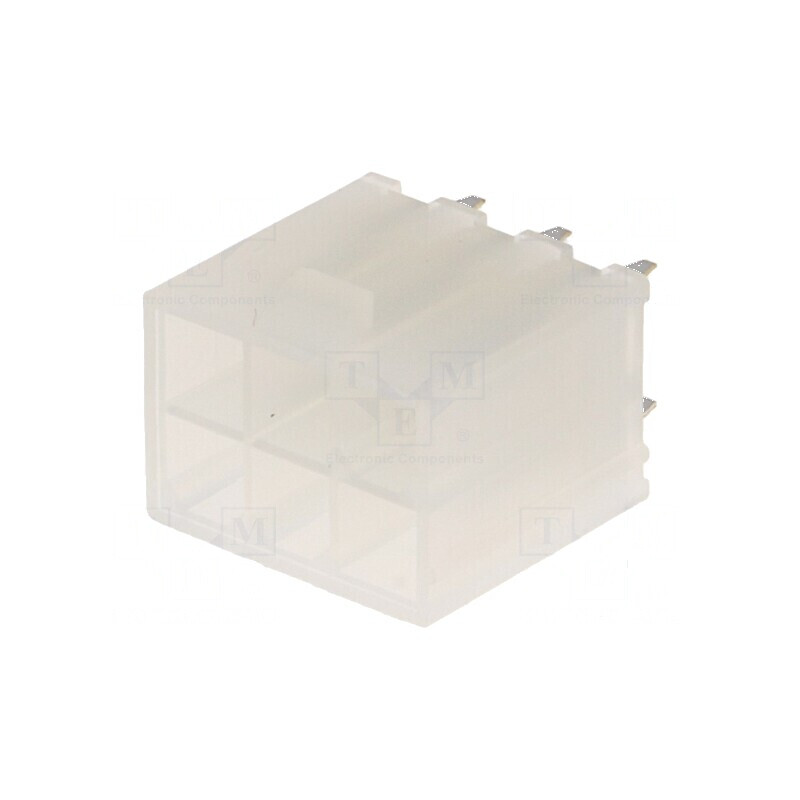 Conector Mini-Fit Jr 4,2mm PIN 6 THT pentru Cablu-Placă Soclu Tată | Electronic-mag.ro | Componente Electronice Conector Mini-Fit Jr 4,2mm PIN 6 THT pentru Cablu-Placă Soclu Tată | Electronic-mag.ro | Componente Electronice
