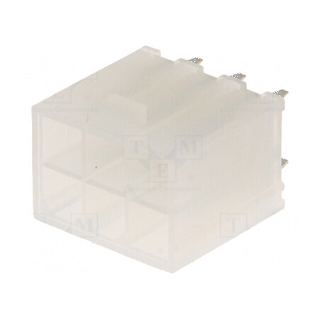 Conector Mini-Fit Jr 4,2mm PIN 6 THT pentru Cablu-Placă Soclu Tată | Electronic-mag.ro | Componente Electronice