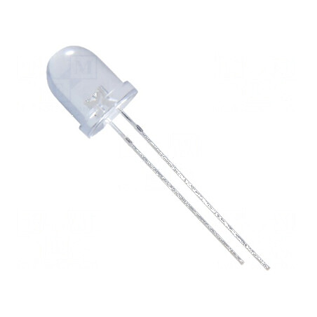 LED 8mm Roșie 2200mcd 30° Convex cu Nr. termic 2 - Iluminare Eficientă | Electronic-mag.ro | Componente Electronice