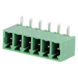 Regletă de conexiuni deconectabilă 3,81mm cu 6 piste, soclu tată | Electronic-mag.ro | Componente Electronice