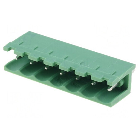 Regletă de Conexiuni Deconectabilă 5mm cu 7 Drept Soclu pentru Montaj Electric | Electronic-mag.ro | Componente Electronice