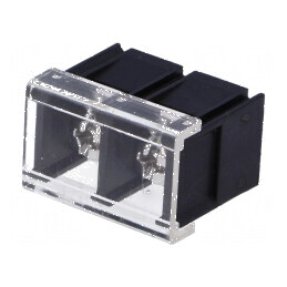 Regletă de conexiuni pentru PCB drept, 10mm, 2 piste, compatibilă cu plăci de circuit imprimat | Electronic-mag.ro | Componente Electronice