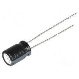 Supercondensator THT 1F 2,7VDC ±20% Ø6,3x9mm - Capacitor de Stocare Energie pentru Aplicații Electronice | Electronic-mag.ro | Componente Electronice