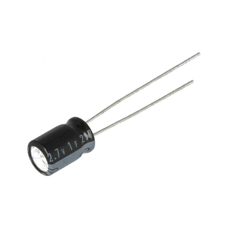 Supercondensator THT 1F 2,7VDC ±20% Ø6,3x9mm - Capacitor de Stocare Energie pentru Aplicații Electronice | Electronic-mag.ro | Componente Electronice Supercondensator THT 1F 2,7VDC ±20% Ø6,3x9mm - Capacitor de Stocare Energie pentru Aplicații Electronice | Electronic-mag.ro | Componente Electronice