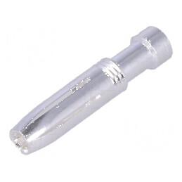 Pin mamă din aliaj de cupru argintat 2,5mm² Han E® crimpat 16A - Conector electric profesional | Electronic-mag.ro | Componente Electronice