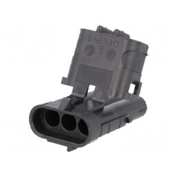 Conector Weather Pack Cablu-Cablu Mufă Tată PIN 3 | Electronic-mag.ro | Componente Electronice