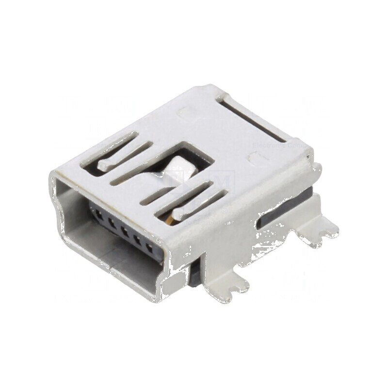 Conector USB B Mini Soclu SMT PIN 5 Orizontale USB 2.0 1A - Componente Electronice Profesionale | Electronic-mag.ro | Componente Electronice Conector USB B Mini Soclu SMT PIN 5 Orizontale USB 2.0 1A - Componente Electronice Profesionale | Electronic-mag.ro | Componente Electronice