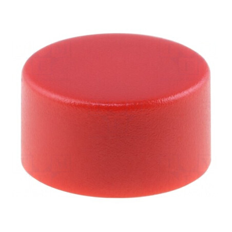 Tastă rotundă roşie 10mm pentru dispozitive electronice | Electronic-mag.ro | Componente Electronice