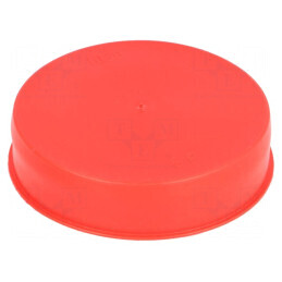 Obturație Corp Roșie, Diametru Exterior 103,3mm, Înălțime 23mm, LDPE SafeCAP | Electronic-mag.ro | Componente Electronice