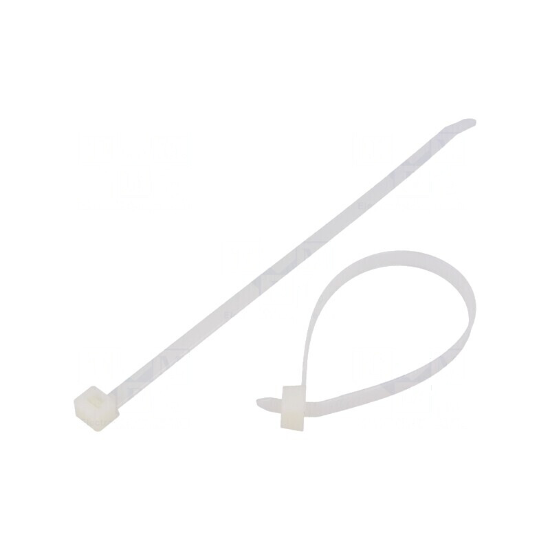 Colier de strângere din poliamidă 535N, dimensiuni L: 225mm, W: 7,6mm, culoare naturală | Electronic-mag.ro | Componente Electronice Colier de strângere din poliamidă 535N, dimensiuni L: 225mm, W: 7,6mm, culoare naturală | Electronic-mag.ro | Componente Electronice