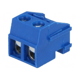 Regletă de conexiuni deconectabilă 5mm cu 2 piste la unghi de 90° - soluție profesională pentru instalații electrice | Electronic-mag.ro | Componente Electronice
