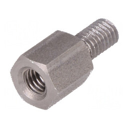Piuliță Distanțieră Filetată 8mm M4 - Filet Interior și Exterior M4 | Electronic-mag.ro | Componente Electronice