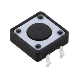 Microîntrerupător TACT SPST-NO 0,05A/12VDC THT 1,57N, Pozitie 2, Componentă Electronică | Electronic-mag.ro | Componente Electronice
