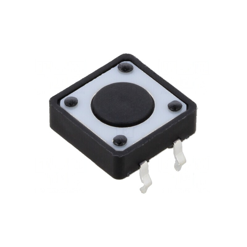 Microîntrerupător TACT SPST-NO 0,05A/12VDC THT 1,57N, Pozitie 2, Componentă Electronică | Electronic-mag.ro | Componente Electronice