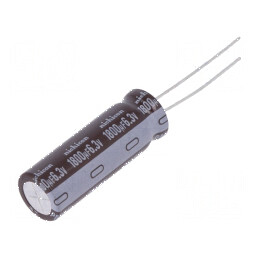 Condensator Electrolitic Low ESR THT 1800μF 6,3VDC ±20% 50mΩ - Componentă Electronică de Înaltă Performanță | Electronic-mag.ro | Componente Electronice